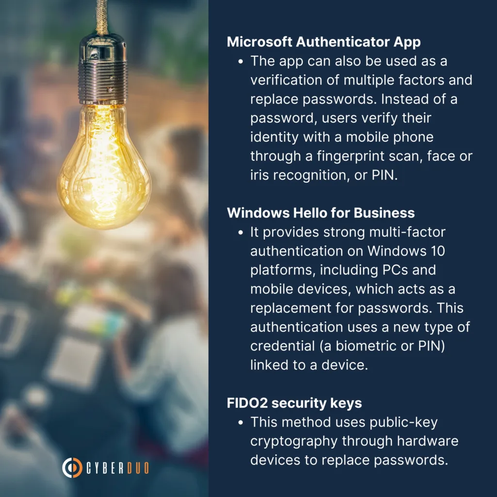 Security Simplified: Going Password-less, Microsoft