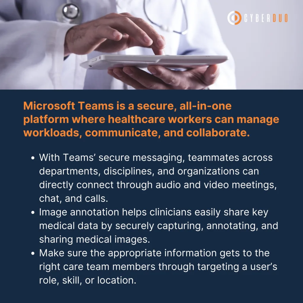 A Modern Workplace: Empowering Collaboration for Healthcare Teams