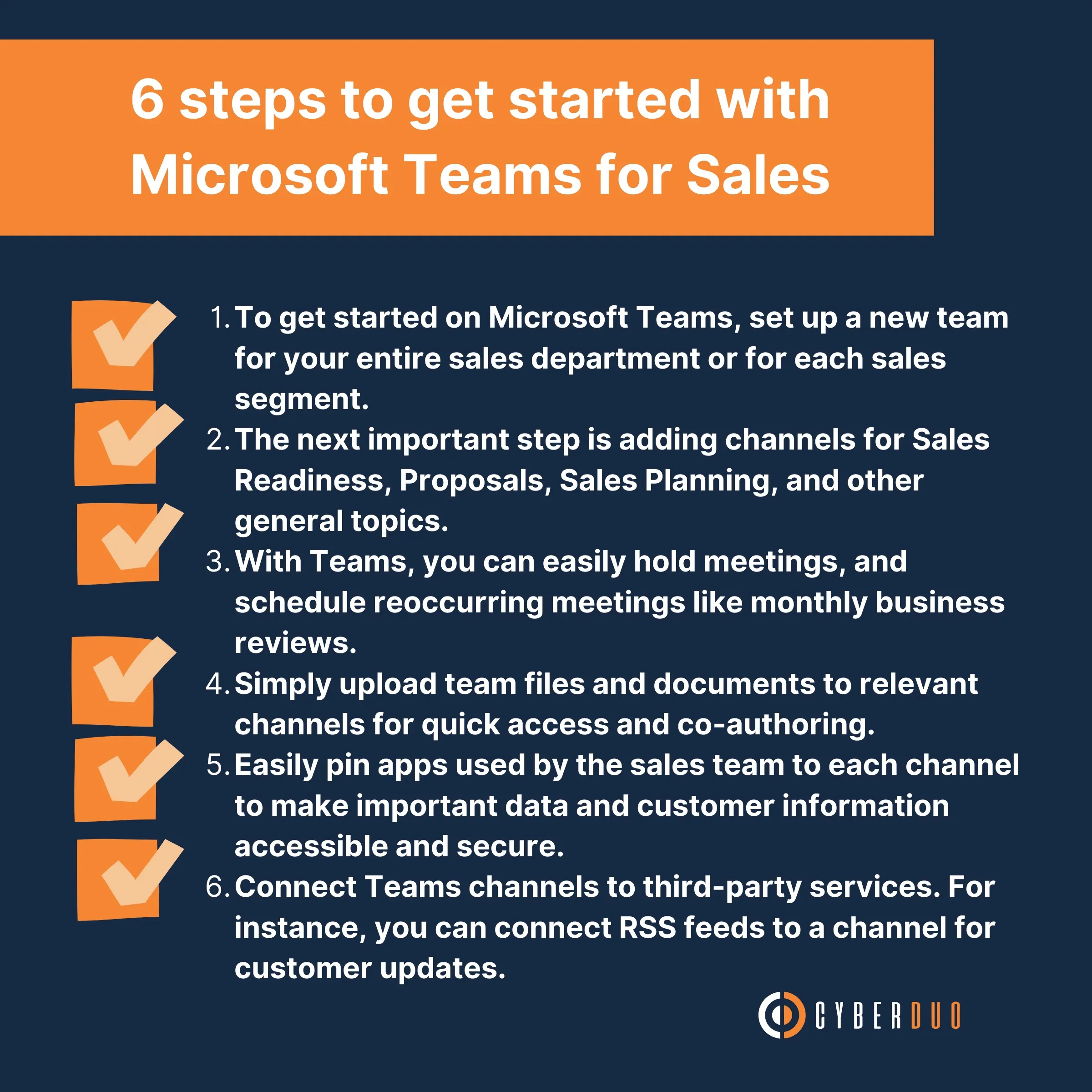 Cyber Productivity: Microsoft Teams for Sales